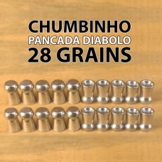 Chumbinho Pancada Diabolo 5.5mm - 28 grains - 110 Unidades